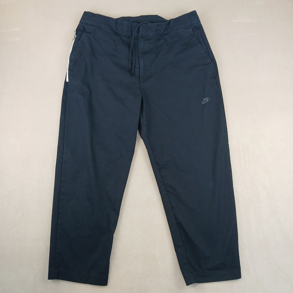 Nike DD7032-010 32x25 Mens Pants Athletic Baggy Canvas SB Black Drawstring